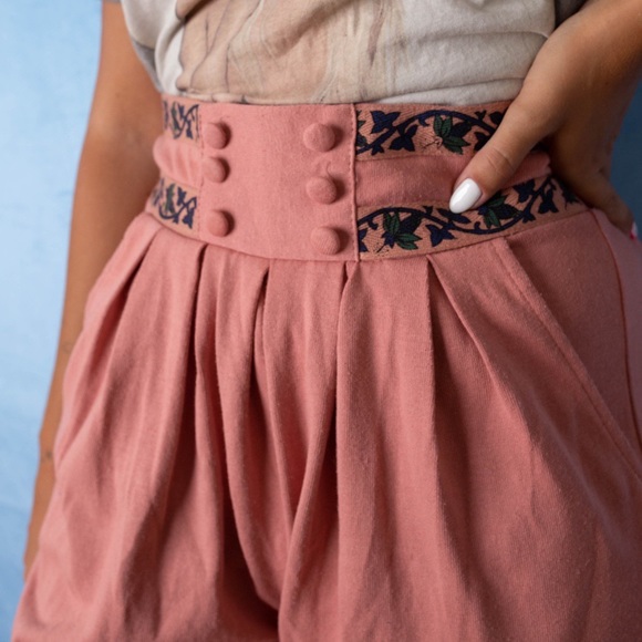 Pants - Vintage pink pleated pants